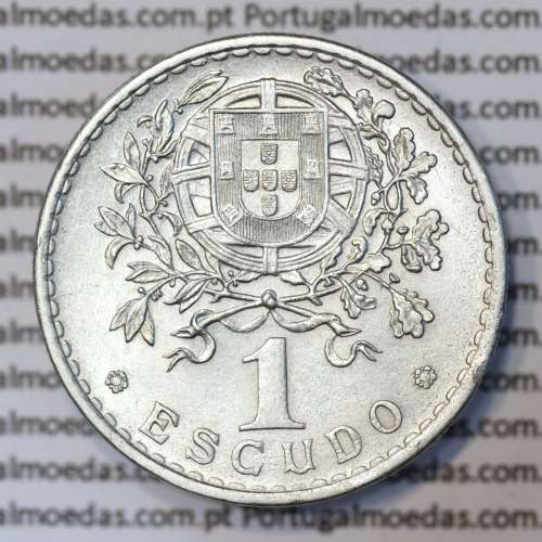 1 Escudo 1929 Alpaca, 1$00 1929 alpaca Republica Portuguesa, (MBC+/BELA-) World Coins Portugal  KM 578
