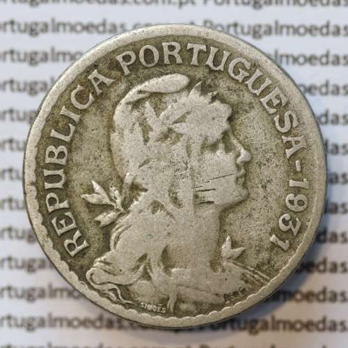 MOEDA DE UM ESCUDO (1$00) ALPACA 1931 BC+