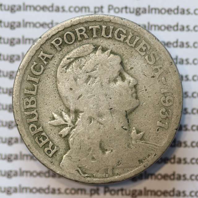 MOEDA DE UM ESCUDO (1$00) ALPACA 1931 BC