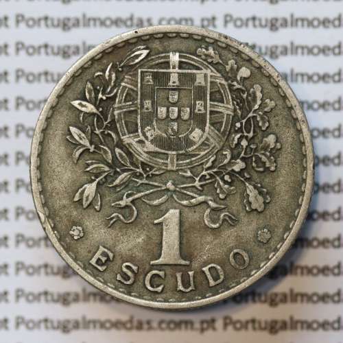 MOEDA DE UM ESCUDO (1$00) ALPACA 1939 MBC