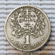 MOEDA DE UM ESCUDO (1$00) ALPACA 1939 MBC