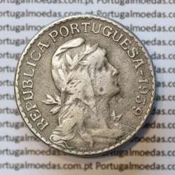 MOEDA DE UM ESCUDO (1$00) ALPACA 1939 MBC