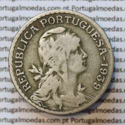 MOEDA DE UM ESCUDO (1$00) ALPACA 1939 BC+ MOEDA DE UM ESCUDO (1$00) ALPACA 1939 BC+