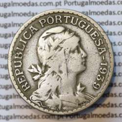 MOEDA DE UM ESCUDO (1$00) ALPACA 1939 BC+