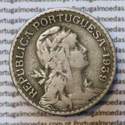 MOEDA DE UM ESCUDO (1$00) ALPACA 1939 BC+