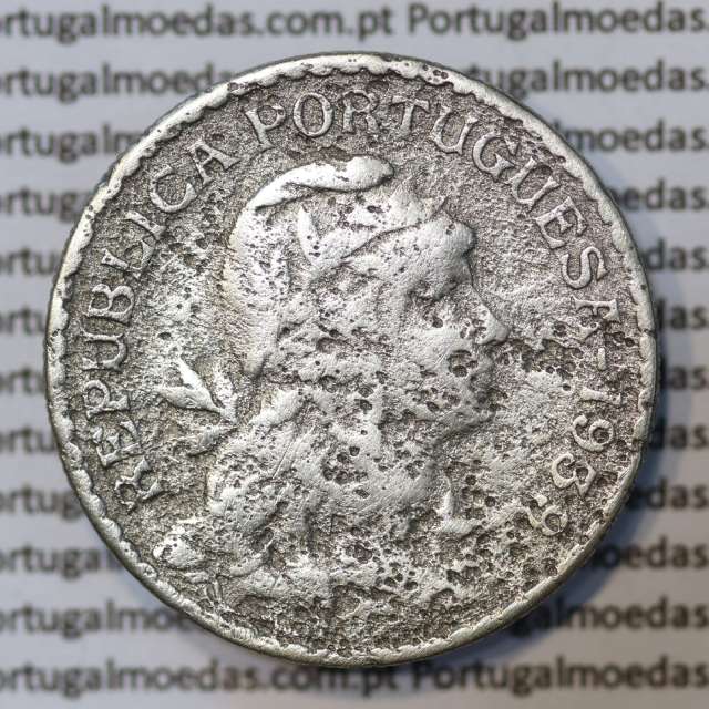 MOEDA DE UM ESCUDO (1$00) ALPACA 1939 BC- / REG