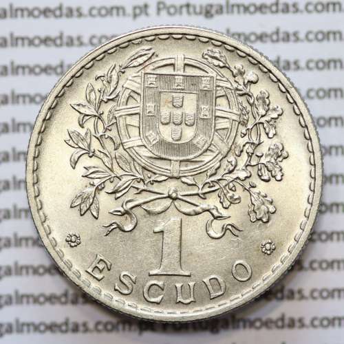 Portugal, coin of 1 Escudo 1940 Alpaca of the Portuguese Republic, (UNC), World Coins Portugal KM 578