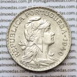 MOEDA DE UM ESCUDO (1$00) ALPACA 1940 BELA / SOBERBA
