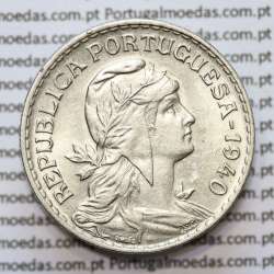 MOEDA DE UM ESCUDO (1$00) ALPACA 1940 BELA