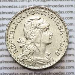 MOEDA DE UM ESCUDO (1$00) ALPACA 1940 MBC +