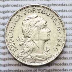 MOEDA DE UM ESCUDO (1$00) ALPACA 1940 MBC +
