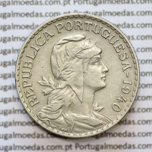 MOEDA DE UM ESCUDO (1$00) ALPACA 1940 MBC +