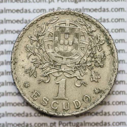 MOEDA DE UM ESCUDO (1$00) ALPACA 1940 MBC +
