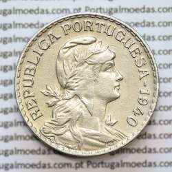 MOEDA DE UM ESCUDO (1$00) ALPACA 1940 MBC +