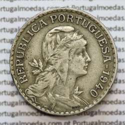 MOEDA DE UM ESCUDO (1$00) ALPACA 1940 MBC +
