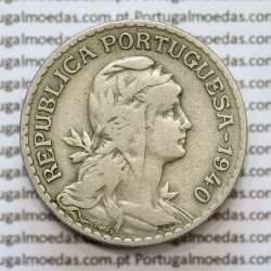 MOEDA DE UM ESCUDO (1$00) ALPACA 1940 MBC