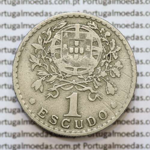 MOEDA DE UM ESCUDO (1$00) ALPACA 1940 MBC