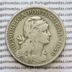MOEDA DE UM ESCUDO (1$00) ALPACA 1940 BC MOEDA DE UM ESCUDO (1$00) ALPACA 1940 BC