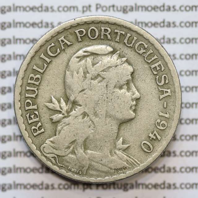MOEDA DE UM ESCUDO (1$00) ALPACA 1940 BC