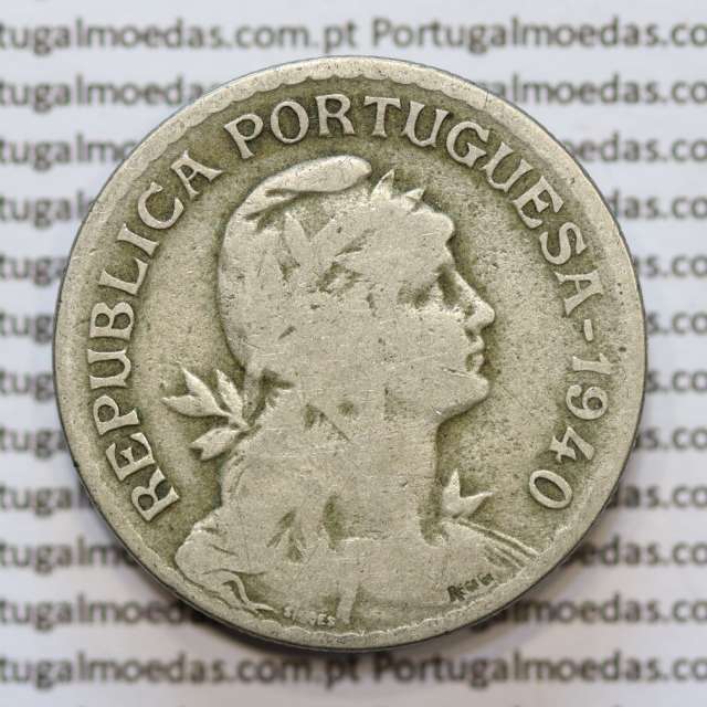 MOEDA DE UM ESCUDO (1$00) ALPACA 1940 BC-