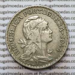 MOEDA DE UM ESCUDO (1$00) ALPACA 1944 MBC