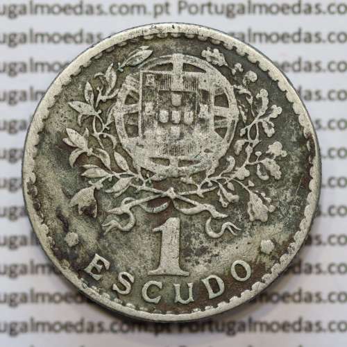 MOEDA DE UM ESCUDO (1$00) ALPACA 1944 BC+
