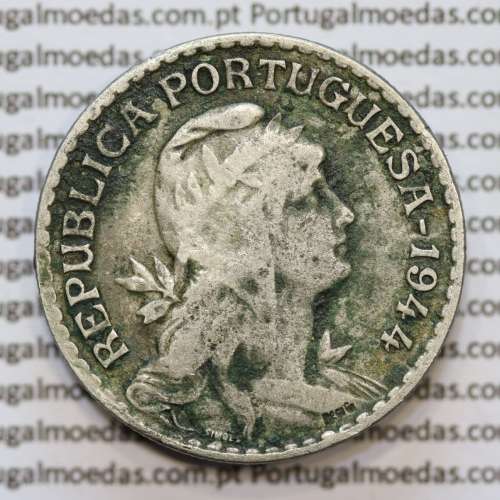 MOEDA DE UM ESCUDO (1$00) ALPACA 1944 BC+