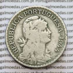 MOEDA DE UM ESCUDO (1$00) ALPACA 1944 BC+