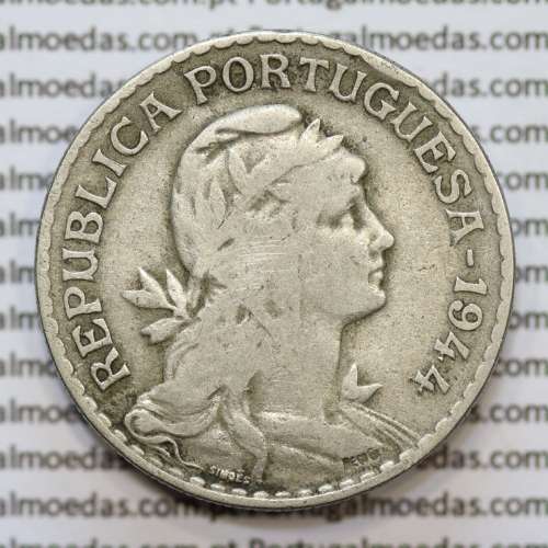 MOEDA DE UM ESCUDO (1$00) ALPACA 1944 BC