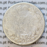 Moeda 100 Réis Prata 1864 ou Tostão Prata 1864 (MC) - Rei D. LUIS I - World Coins Portugal KM 510