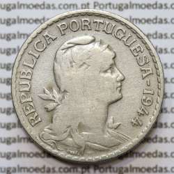 MOEDA DE UM ESCUDO (1$00) ALPACA 1944 BC MOEDA DE UM ESCUDO (1$00) ALPACA 1944 BC