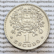 MOEDA DE UM ESCUDO (1$00) ALPACA 1945 MBC+/BELA-