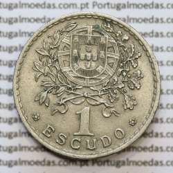 MOEDA DE UM ESCUDO (1$00) ALPACA 1945 MBC+/BELA-