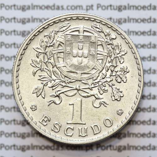 MOEDA DE UM ESCUDO (1$00) ALPACA 1945 MBC+/BELA-