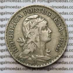 MOEDA DE UM ESCUDO (1$00) ALPACA 1945 MBC+