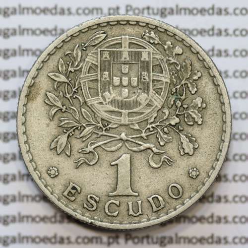 MOEDA DE UM ESCUDO (1$00) ALPACA 1945 MBC+