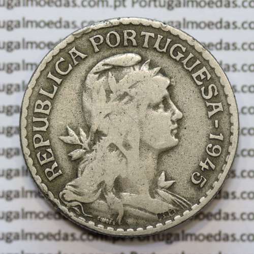 MOEDA DE UM ESCUDO (1$00) ALPACA 1945 BC+