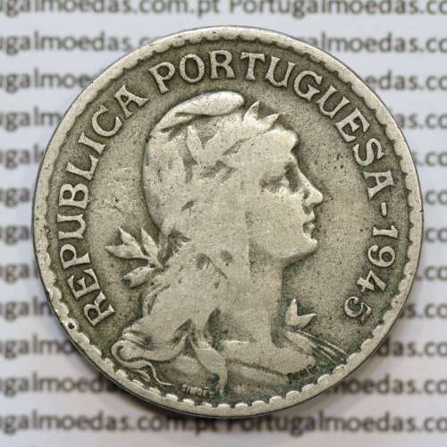 MOEDA DE UM ESCUDO (1$00) ALPACA 1945 BC+