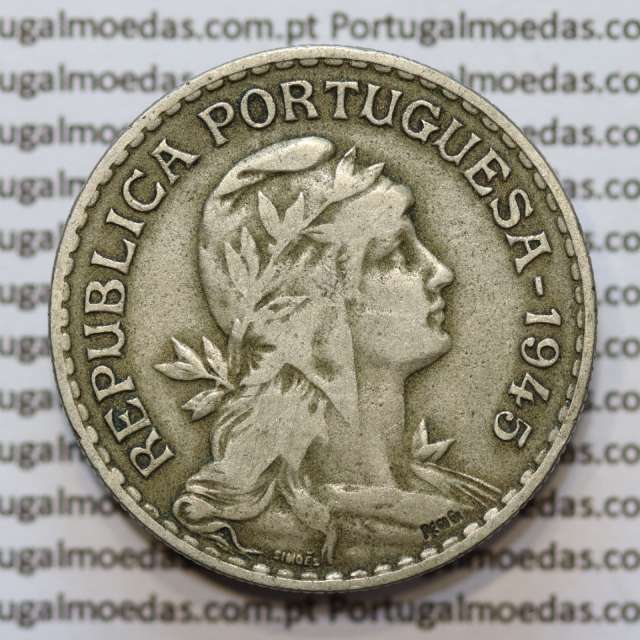 MOEDA DE UM ESCUDO (1$00) ALPACA 1945 BC+