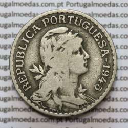 MOEDA DE UM ESCUDO (1$00) ALPACA 1945 BC+