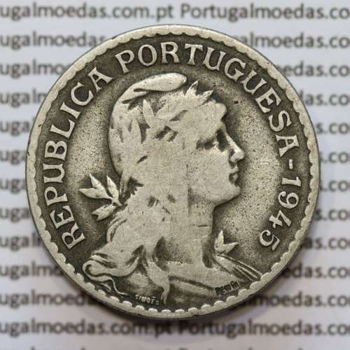 MOEDA DE UM ESCUDO (1$00) ALPACA 1945 BC+