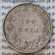 Moeda 100 Réis Prata 1879 ou Tostão Prata 1879 (MBC) - Rei D. LUIS I - World Coins Portugal KM 510