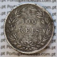 Moeda 100 Réis Prata 1879 ou Tostão Prata 1879 (BC) - Rei D. LUIS I - World Coins Portugal KM 510
