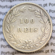 Moeda 100 Réis Prata 1879 ou Tostão Prata 1879 (BC+) - Rei D. LUIS I - World Coins Portugal KM 510
