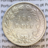 Moeda 100 Réis Prata 1879 ou Tostão Prata 1879 (BC) - Rei D. LUIS I - World Coins Portugal KM 510