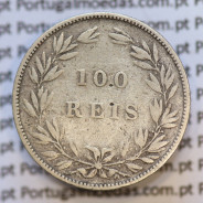 Moeda 100 Réis Prata 1879 ou Tostão Prata 1879 (BC) - Rei D. LUIS I - World Coins Portugal KM 510