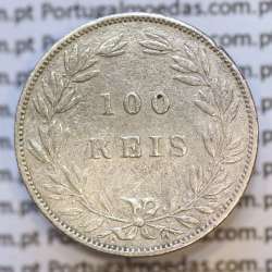 Moeda 100 Réis Prata 1880 ou Tostão Prata 1880 (BC+/MBC) - Rei D. LUIS I - World Coins Portugal KM 510
