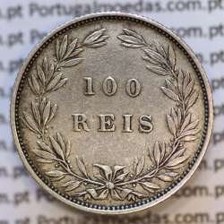Moeda 100 Réis Prata 1886 ou Tostão Prata 1886 (MBC+) - Rei D. LUIS I - World Coins Portugal KM 510