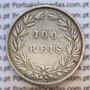 Moeda 100 Réis Prata 1886 ou Tostão Prata 1886 (MBC+) - Rei D. LUIS I - World Coins Portugal KM 510