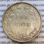 Moeda 100 Réis Prata 1886 ou Tostão Prata 1886 (MBC) - Rei D. LUIS I - World Coins Portugal KM 510